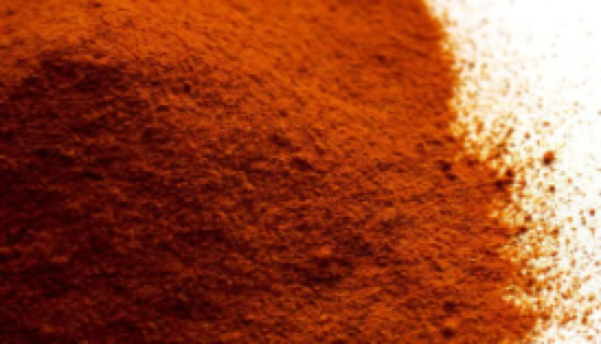 Close-up of turmeric powder